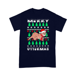 Merry Ottermas Funny Christmas Otter Lovers Gift Tee Shirt Gift For Christmas