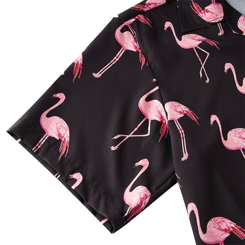 Buy Mens Hawaiian Shirts Flamingo-Hawaiian Shirt Gift, Christmas Gift
