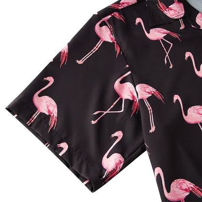 Buy Mens Hawaiian Shirts Flamingo-Hawaiian Shirt Gift, Christmas Gift