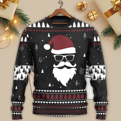 Christmas Santa Up On The Rooftop Click Click Click Santa Claus Ugly Christmas Sweater, Christmas Gift, Gift Christmas 2024