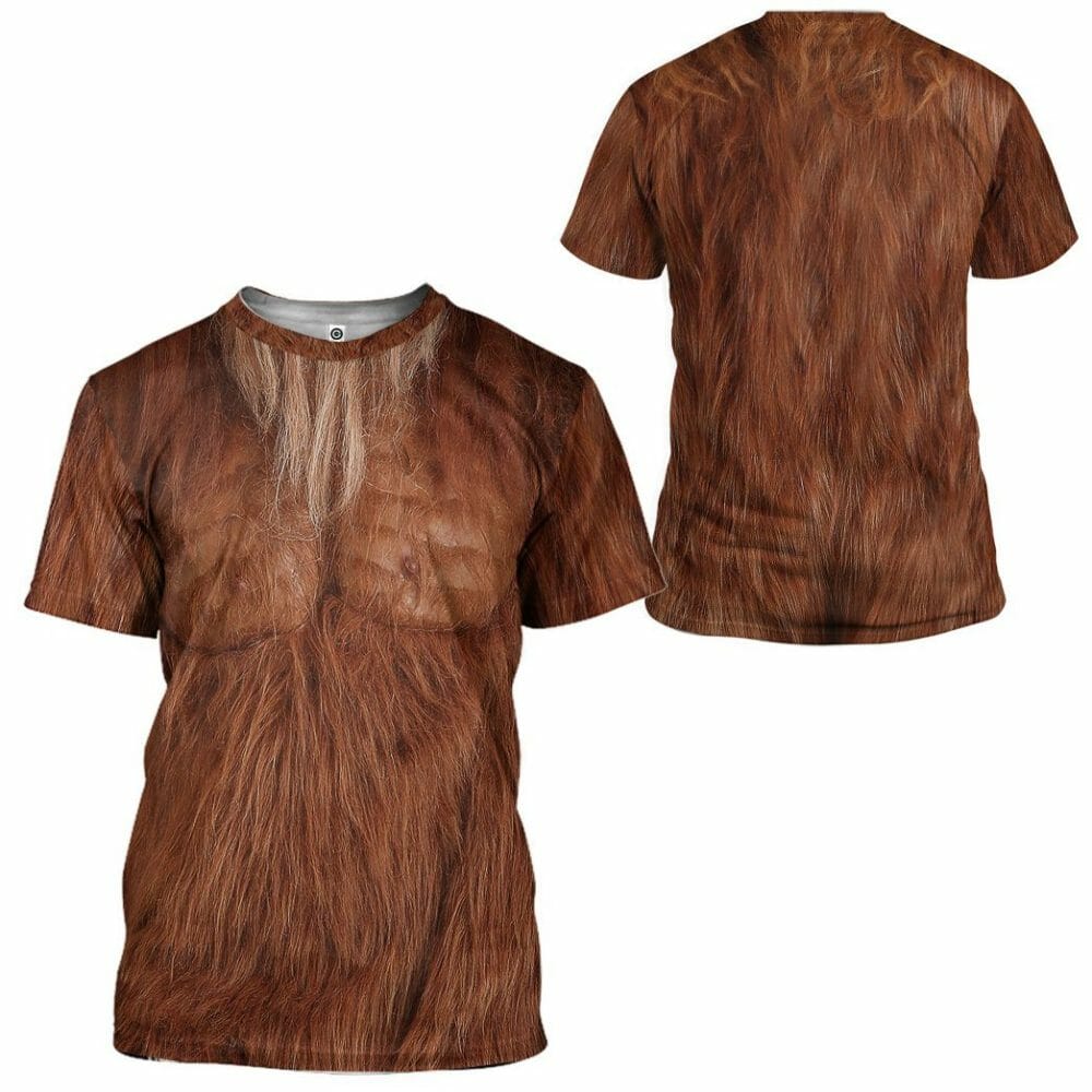 Éadaí Cochaillín Tléine éadaí 3D Bigfoot