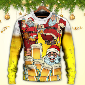 Christmas Santa I Want More Beer Ugly Christmas Sweater, Christmas Gift, Gift Christmas 2024