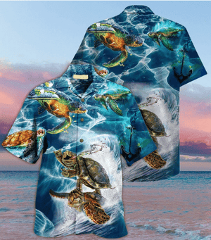 Find Turtle - Hawaiian Shirt_ Hawaiian Shirt Gift, Christmas Gift