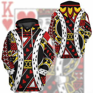 3D King of Hearts Charles Custom Tshirt Hoodie Apparel