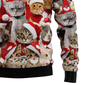 Lovely Cats Ugly Christmas Sweater,Christmas Ugly Sweater,Christmas Gift,Gift Christmas 2024