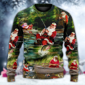 Christmas Merry Fishmasand A Happy New Reel Ugly Christmas Sweater, Christmas Gift, Gift Christmas 2024