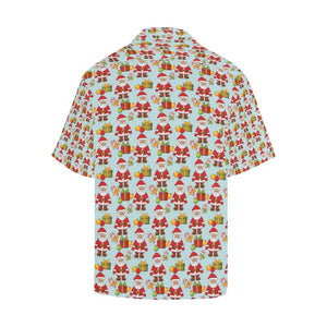 Cute Cartoon Santa Claus On Christmas Day Design Hawaiian Shirt, Hawaiian Shirt Gift, Christmas Gift