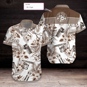 Slow Your Roll Tropical Flowers Custom Name Hawaiian Shirt, Hawaiian Shirt Gift, Christmas Gift
