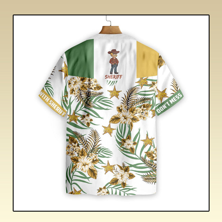 Dont Mess With Sheriff Hawaiian Shirt_Hawaiian Shirt Gift, Christmas Gift