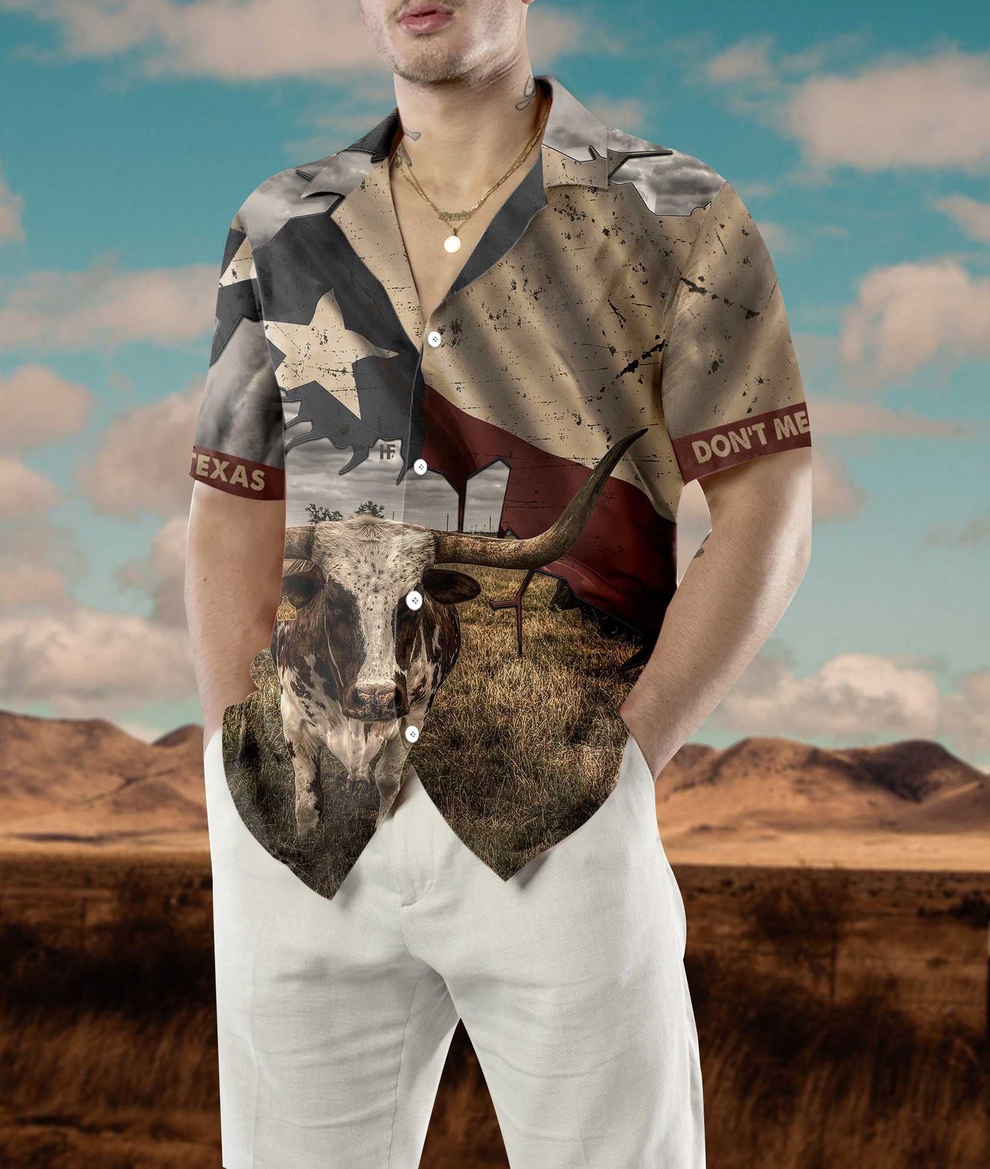 Retro Style Texas State Map Pattern Pattern Flag Léine Haváíais Texas, Bronntanas Léine Haváíais, Bronntanas Nollag