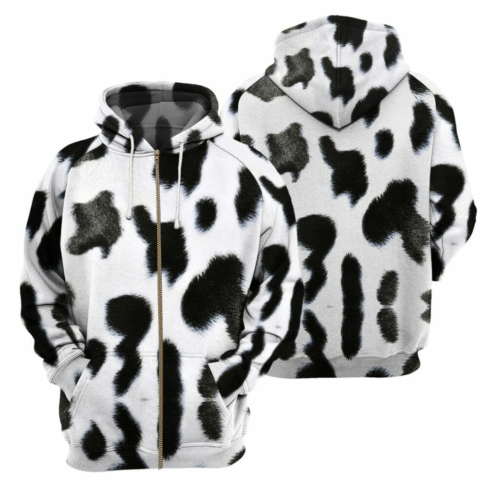 Dairy Cow - 3D All Over Printed Shirt Tshirt Hoodie Apparel