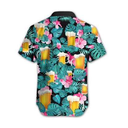 Cheer Nice Beer Tropical Design Hawaiian Shirt, Hawaiian For Gift