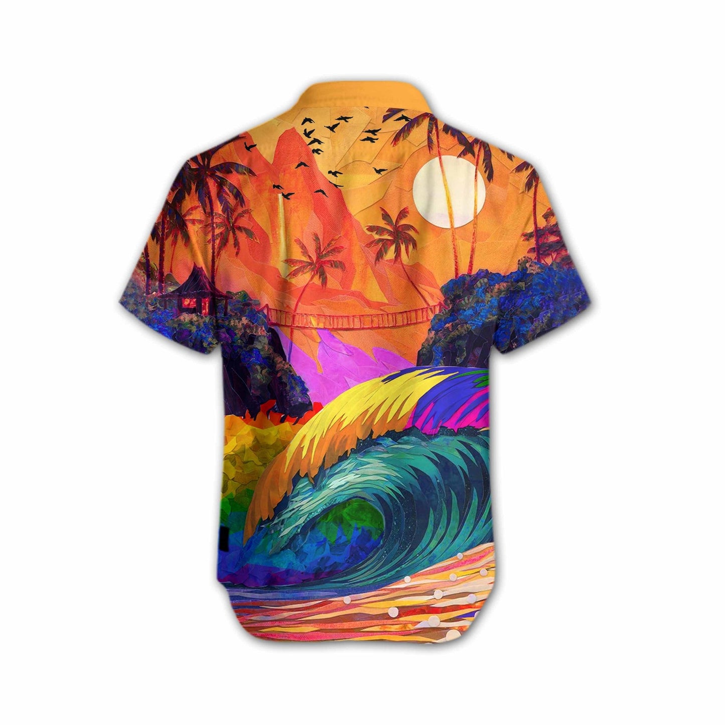 The Beauty Of Nature Lgbt Sunset Design Hawaiian Shirt, Hawaiian Shirt Gift, Christmas Gift