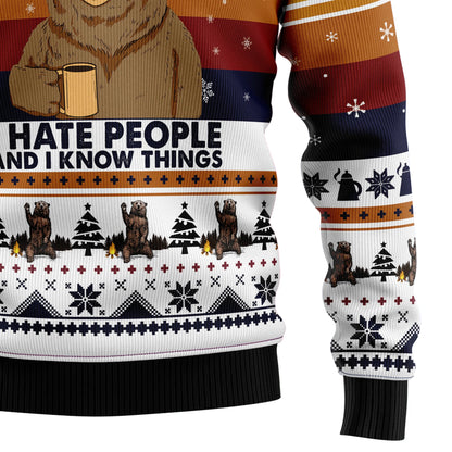 Geansaí Nollag Gránna Caife Béar, Geansaí Gránna Nollag, Bronntanas Nollag, Bronntanas Nollag 2024