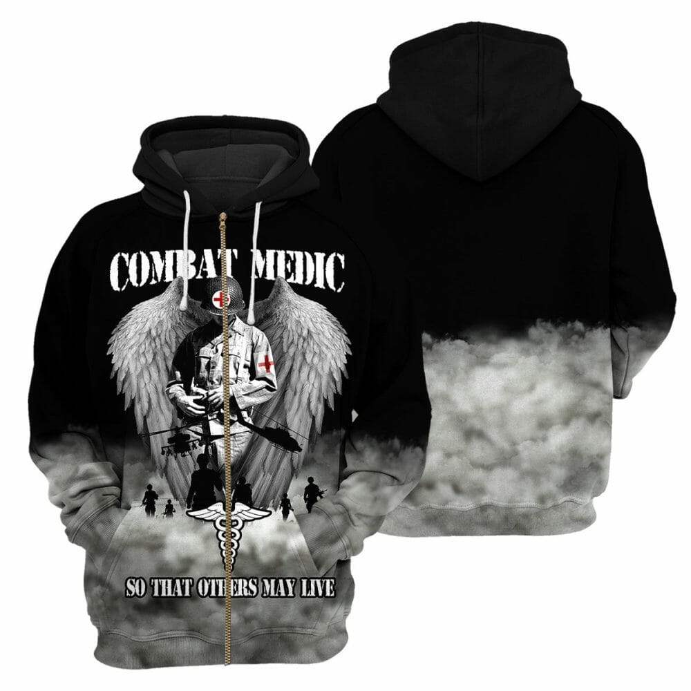 Combat Medic - 3D All Over Printed Shirt Tshirt Hoodie Apparel