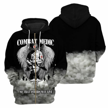Combat Medic - 3D All Over Printed Shirt Tshirt Hoodie Apparel