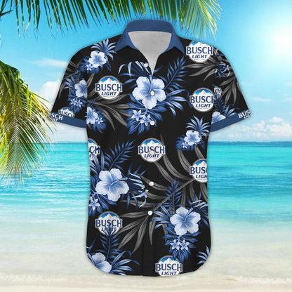 Busch Light Style Hawaiian Shirt,Hawaiian Shirt Gift, Christmas Gift