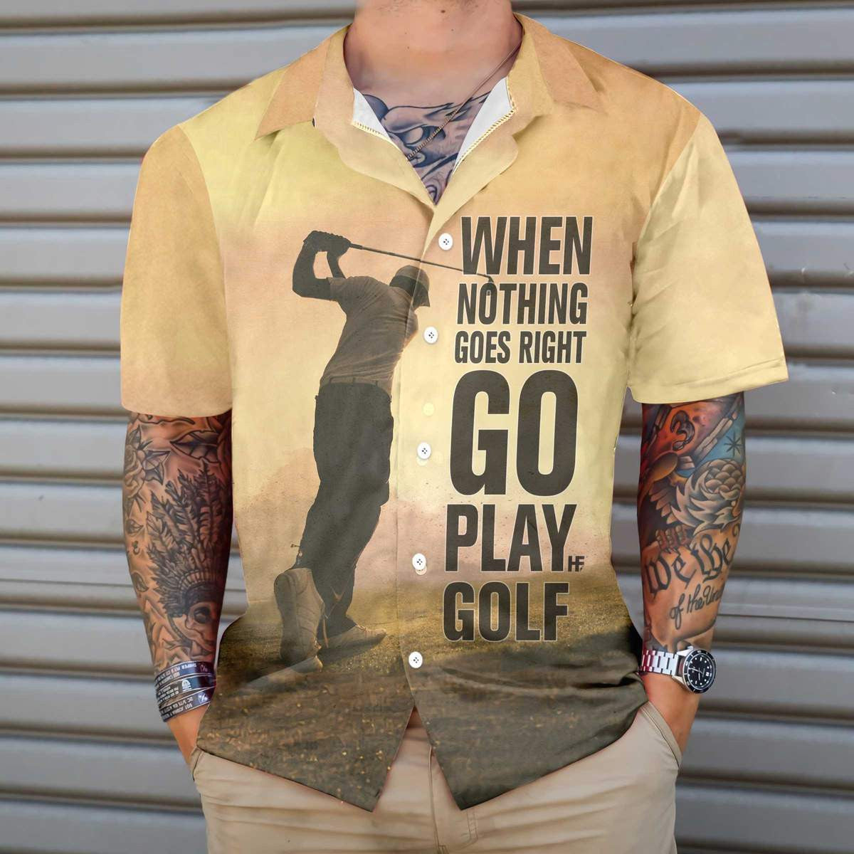 Seinn Galf Nuair a Théann Aon Rud Patrún Ceart Léine Haváís, Bronntanas Léine Haváíais, Bronntanas Nollag