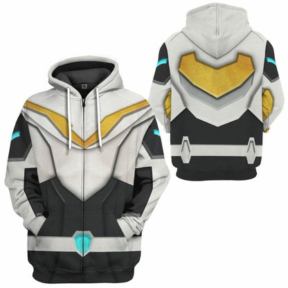 Cosantóir Finscéalach 3D Voltron Hunk Garrett Armúr Éadaí Hoodie Tshirt Saincheaptha