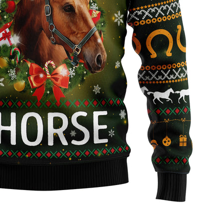 Horse All I Need For Christmas Ugly Christmas Sweater,Christmas Ugly Sweater,Christmas Gift,Gift Christmas 2024