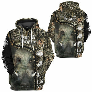 3D Love Boar Hunter Custom Tshirt Hoodie Apparel