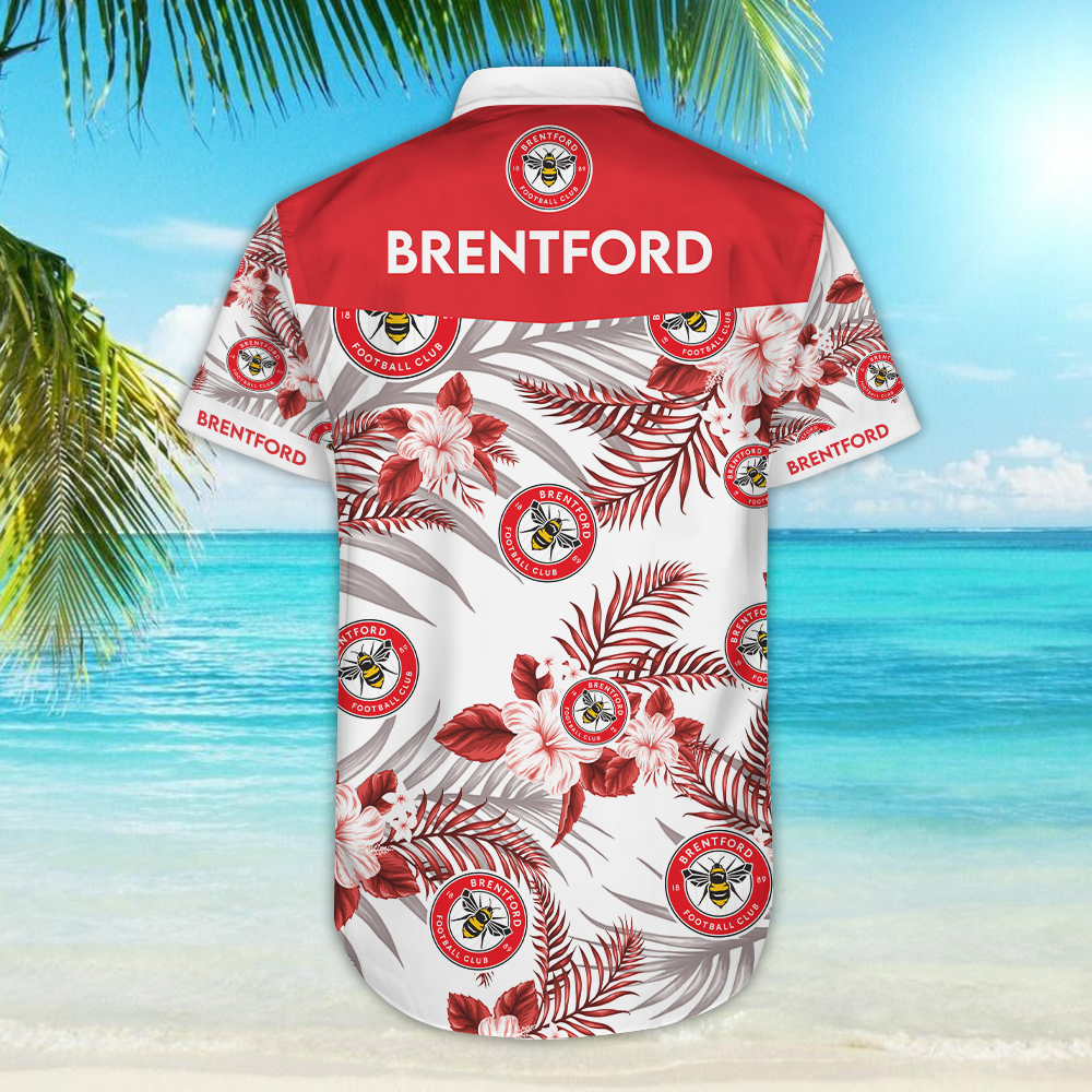 Brentford Football Club Hawaiian Shirt,Hawaiian Shirt Gift, Christmas Gift