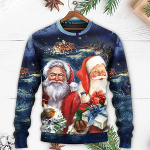 Christmas Santa Claus Snow Ugly Christmas Sweater, Christmas Gift, Gift Christmas 2024