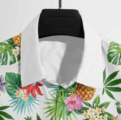 Cool Weed Tropical Forest Design Hawaiian Shirt,Hawaiian Shirt Gift, Christmas Gift