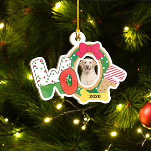 Merry Xmas Labrador Ornament Set, Merry Woofmas Ornament Set, Funny Xmas Ornament Family Gift Idea For Dog Lover