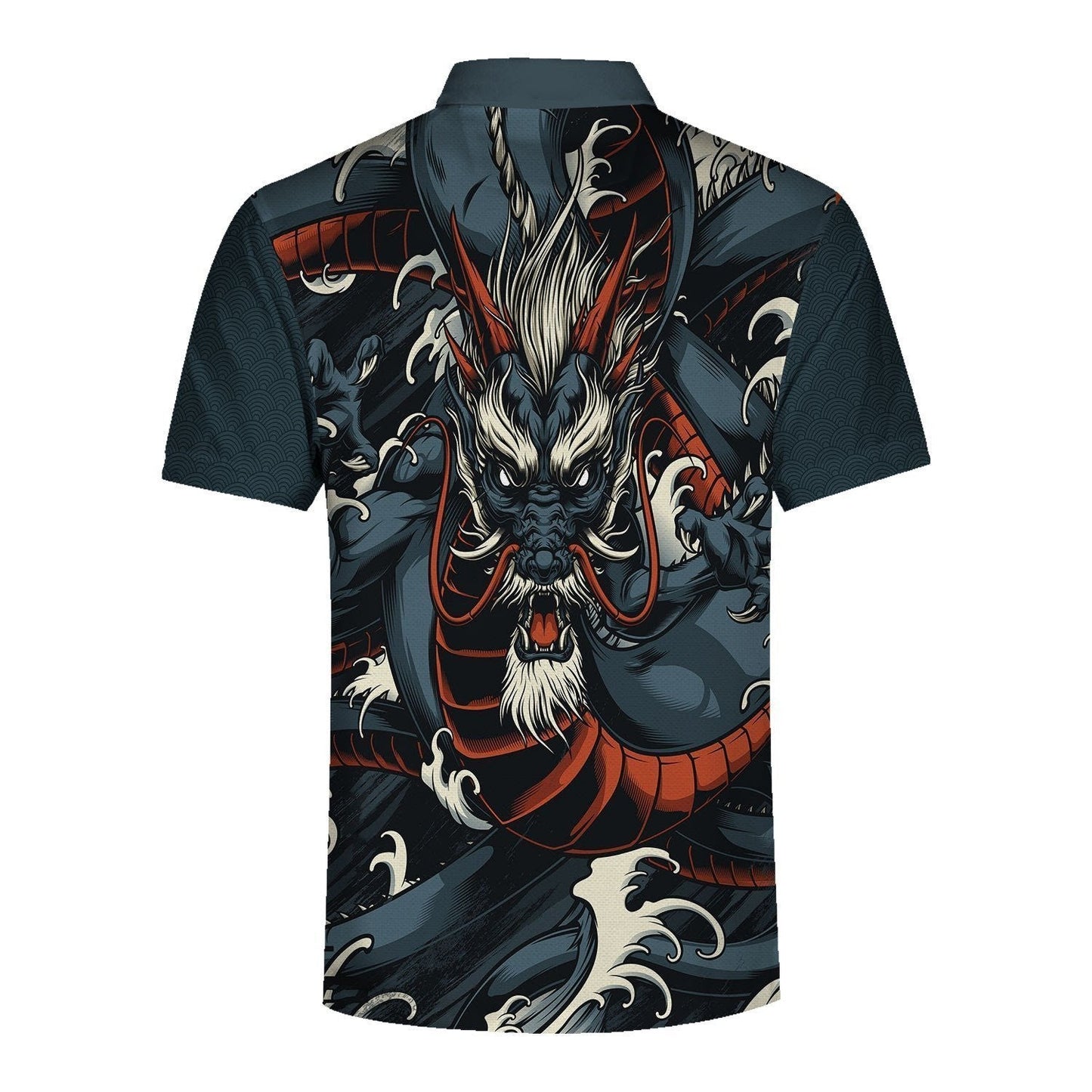 Mystical Dragon Theme Pretty Ornamental Hawaiian Shirt,Hawaiian Shirt Gift, Christmas Gift