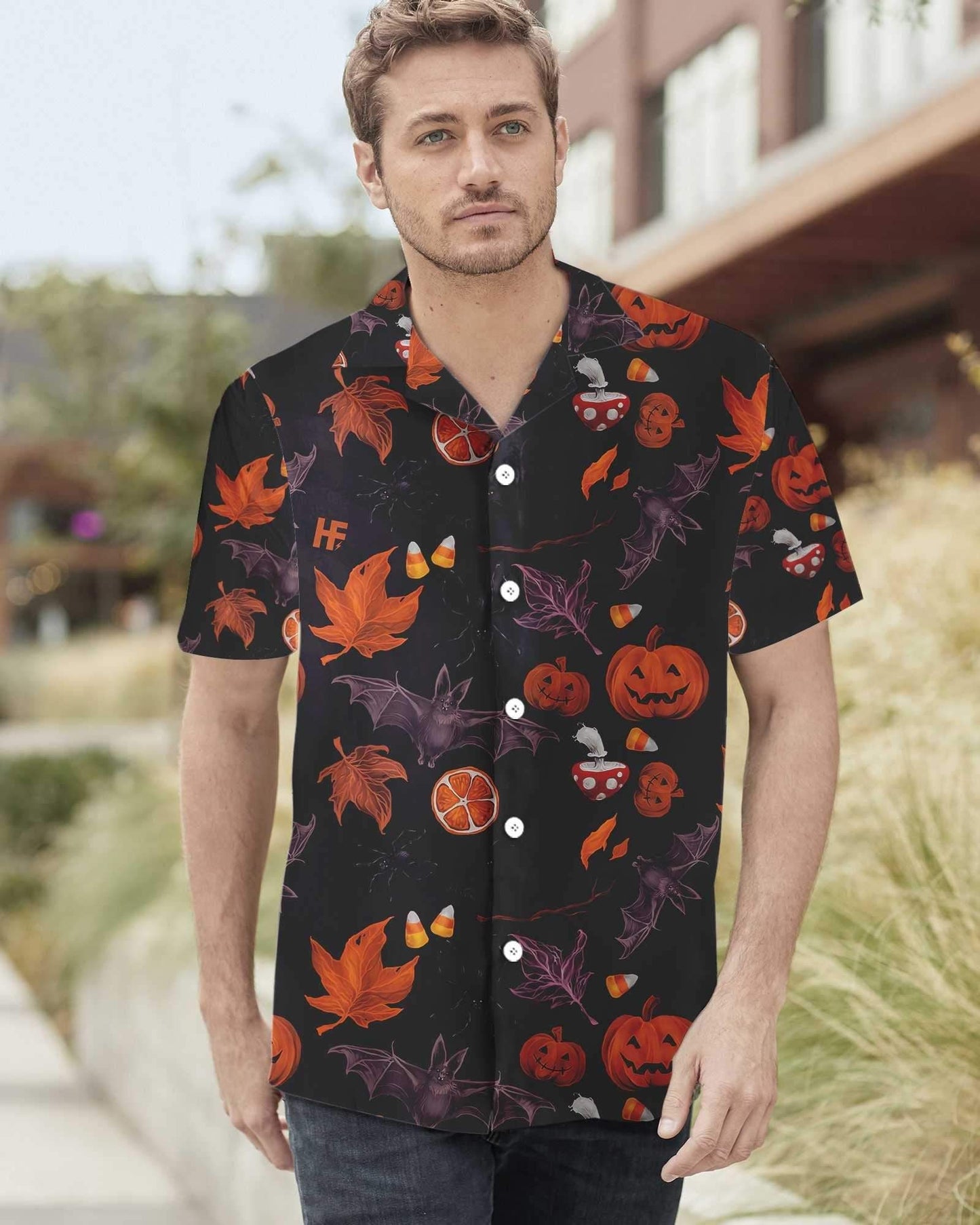 Halloween Spooky Art Hawaiian Shirt, Hawaiian For Gift