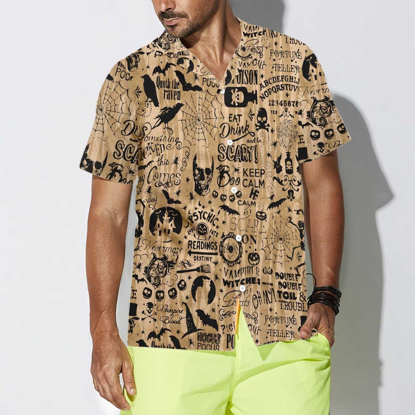 Léine Ouija Oíche Shamhna D'Fhir Léine Haváíais, Haváise Don Bronntanas