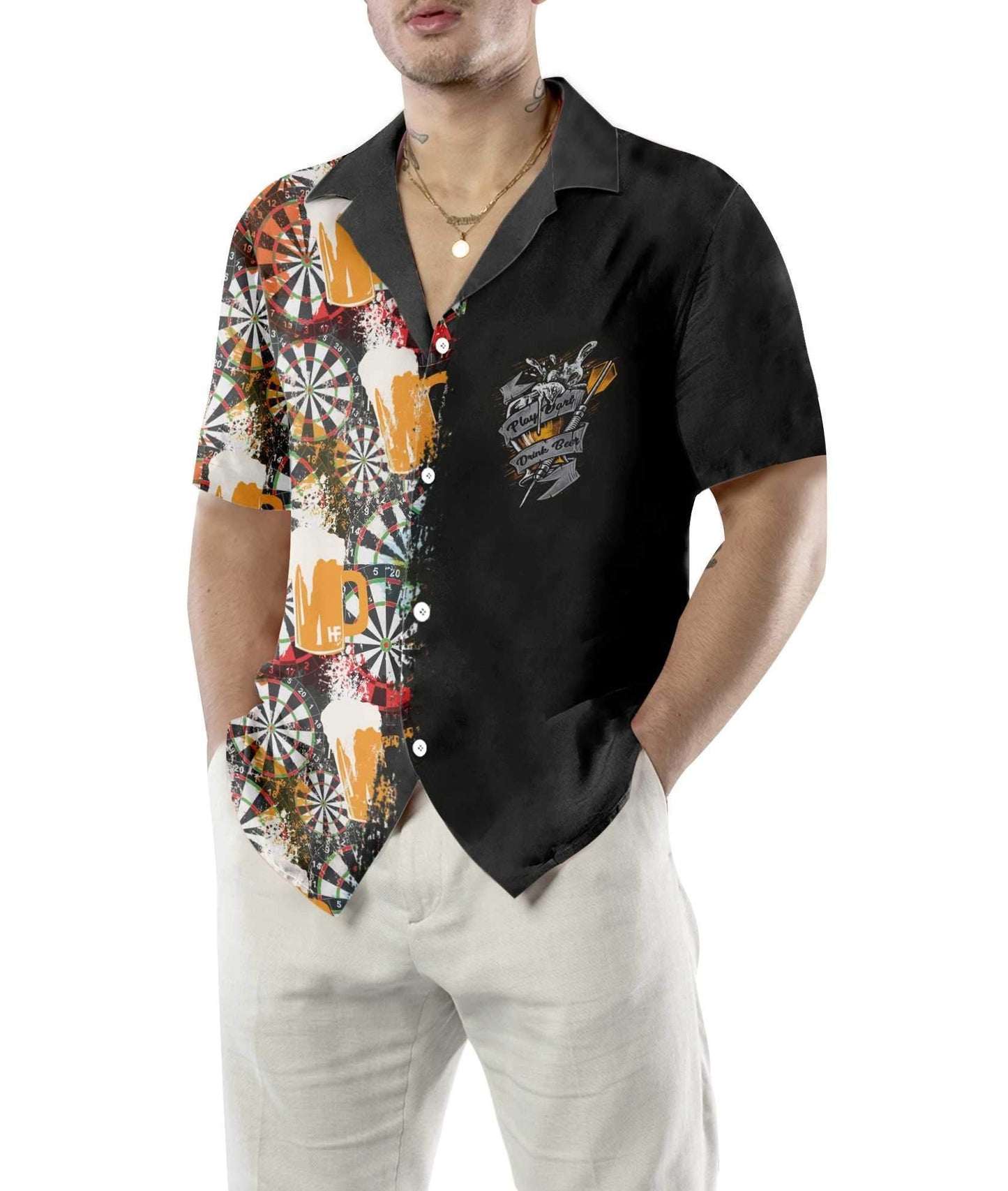 Déanaimis Darts a Imirt Agus Beoir a Dhearadh Léine Haváís, Bronntanas Léine Haváíais, Bronntanas Nollag