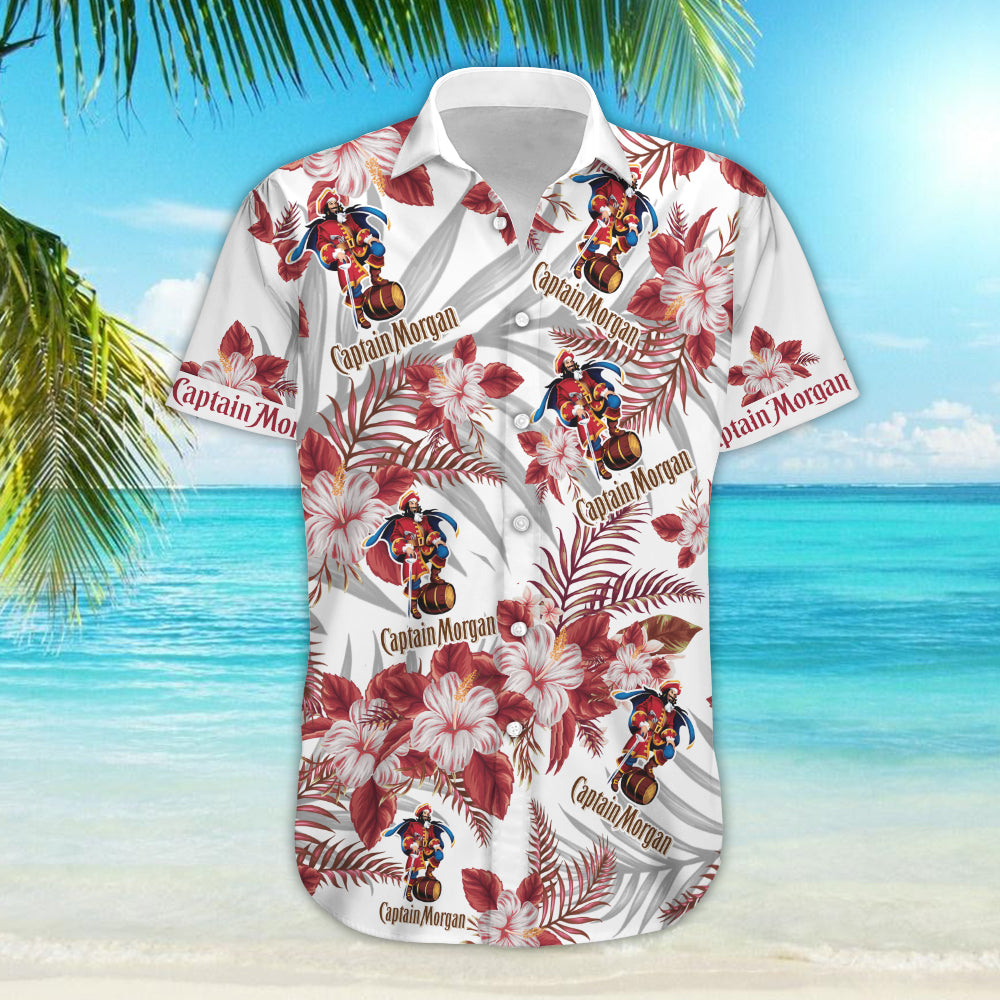 Captain Morgan Hawaiian Shirt_ Hawaiian Shirt-Hawaiian Shirt Gift, Christmas Gift