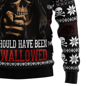 You My Friend Should Have Been Swallowed Ugly Christmas Sweater, Christmas Gift,Gift Christmas 2024