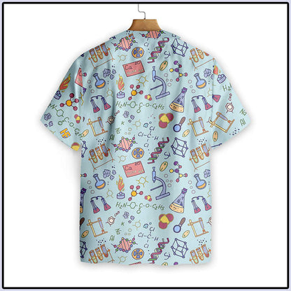 Chemistry Teacher Pattern Hawaiian Shirt_Hawaiian Shirt Gift, Christmas Gift