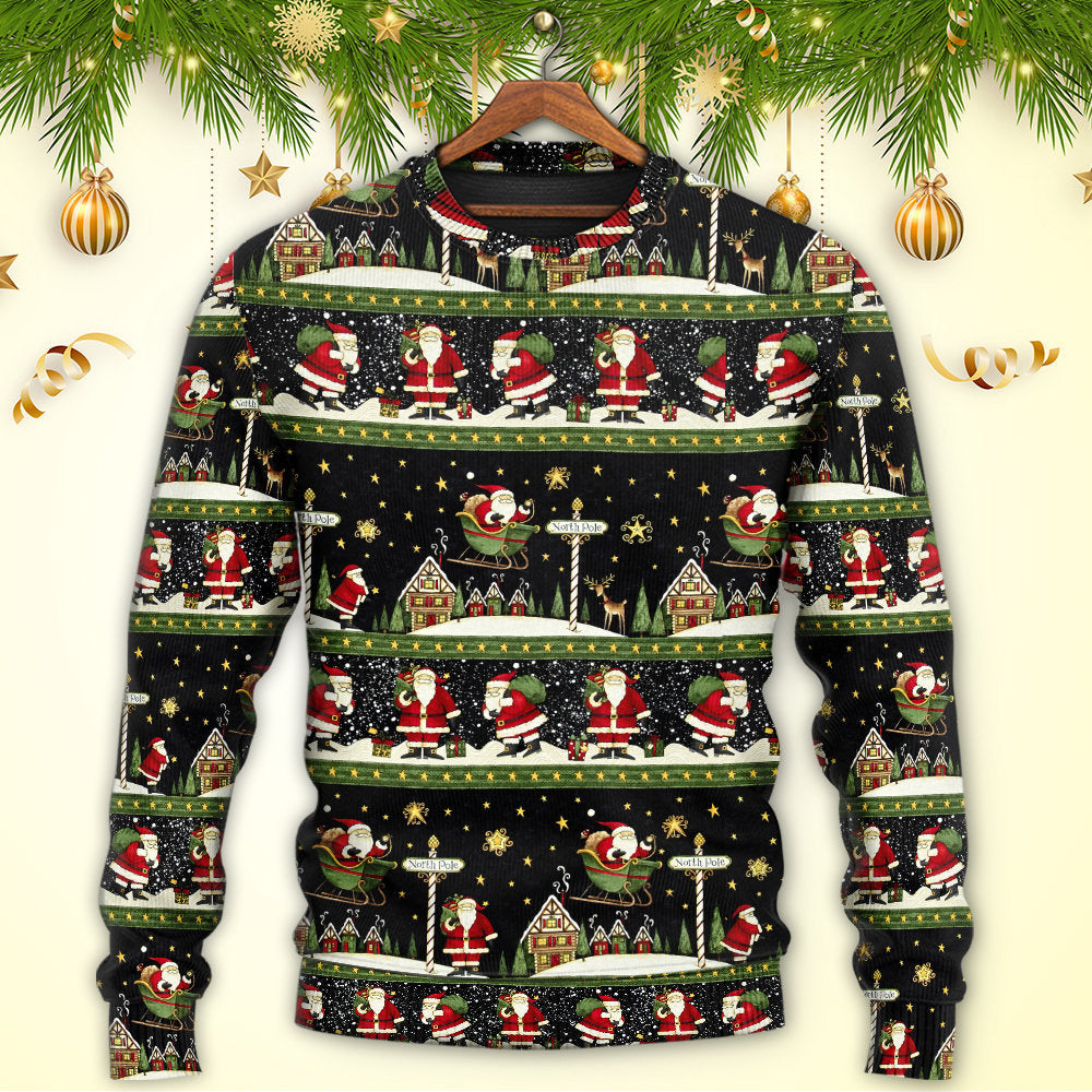 Christmas Santa Claus Big Night Ugly Christmas Sweater, Christmas Ugly Sweater, Christmas Gift, Gift Christmas 2024