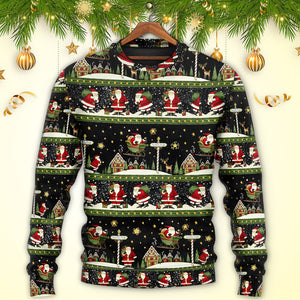 Christmas Santa Claus Big Night Ugly Christmas Sweater, Christmas Ugly Sweater, Christmas Gift, Gift Christmas 2024