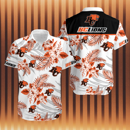 BC Lions Hawaiian Shirt Hawaiian Shirt Gift, Christmas Gift