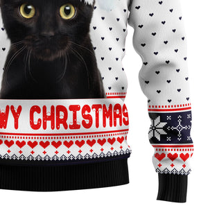 Meowy Christmas Ugly Christmas Sweater,Christmas Ugly Sweater,Christmas Gift,Gift Christmas 2024