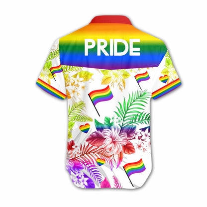 Lgbt Pride Love Is Love Vivid Design Hawaiian Shirt, Hawaiian Shirt Gift, Christmas Gift