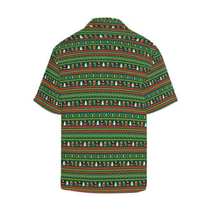 Red And Green Pattern Christmas Sweater Hawaiian Shirt Hawaiian Shirt Gift, Christmas Gift