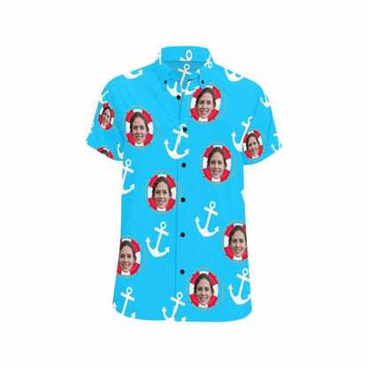 Ancaire Bán I nGrianghraf Éadrom Gorm Léine Haváís Saincheaptha, Bronntanas Léine Haváíais, Bronntanas Nollag