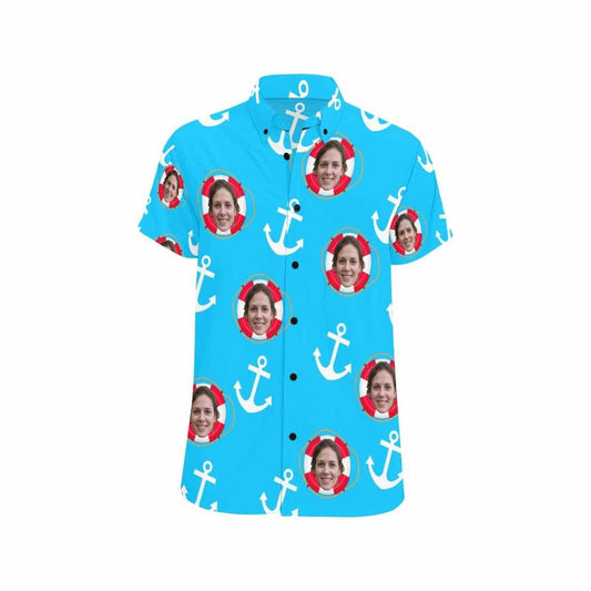 Ancaire Bán I nGrianghraf Éadrom Gorm Léine Haváís Saincheaptha, Bronntanas Léine Haváíais, Bronntanas Nollag