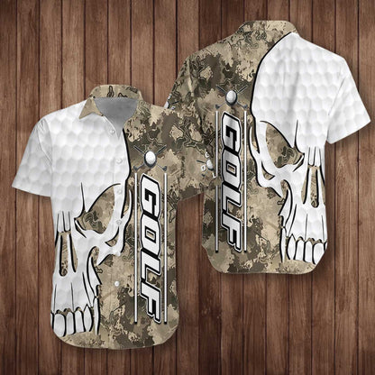 Dearadh Sármhaith Léine Haváís Galf agus Camó Skull, Bronntanas Léine Haváíais, Bronntanas Nollag