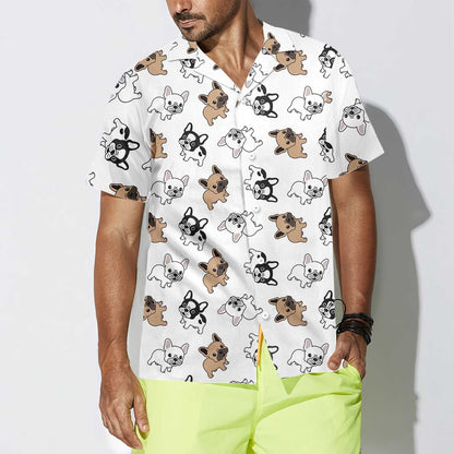 Relax And Play With French Bulldog Design Hawaiian Shirt,Hawaiian Shirt Gift, Christmas Gift