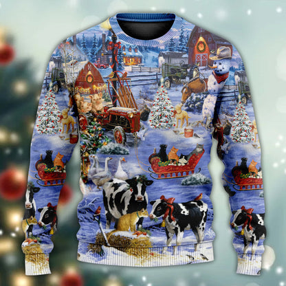 Feirme Grá na Nollag Saol Shona Geansaí Nollag Gránna, Geansaí Gránna Nollag, Bronntanas Nollag, Bronntanas Nollag 2024