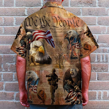 Bronntanas do Shéidear Meiriceánach Cool Eagle Léine Haváís Seanré, Bronntanas Léine Haváís, Bronntanas Nollag