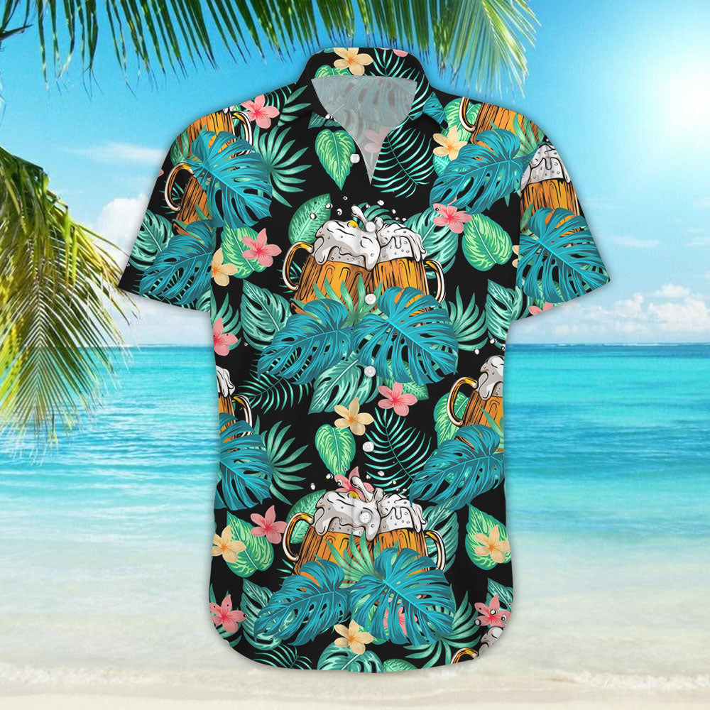 Buy Beer Tropical Hawaiian Shirt -Hawaiian Shirt Gift, Christmas Gift