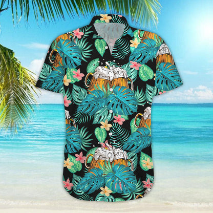 Buy Beer Tropical Hawaiian Shirt -Hawaiian Shirt Gift, Christmas Gift